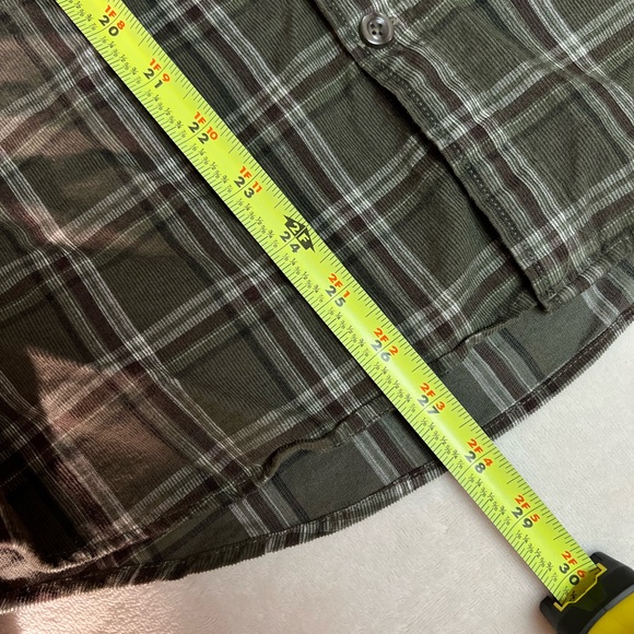 ExpressPlaid Sweater Flannel Shirt Size L - Picture 7 of 7